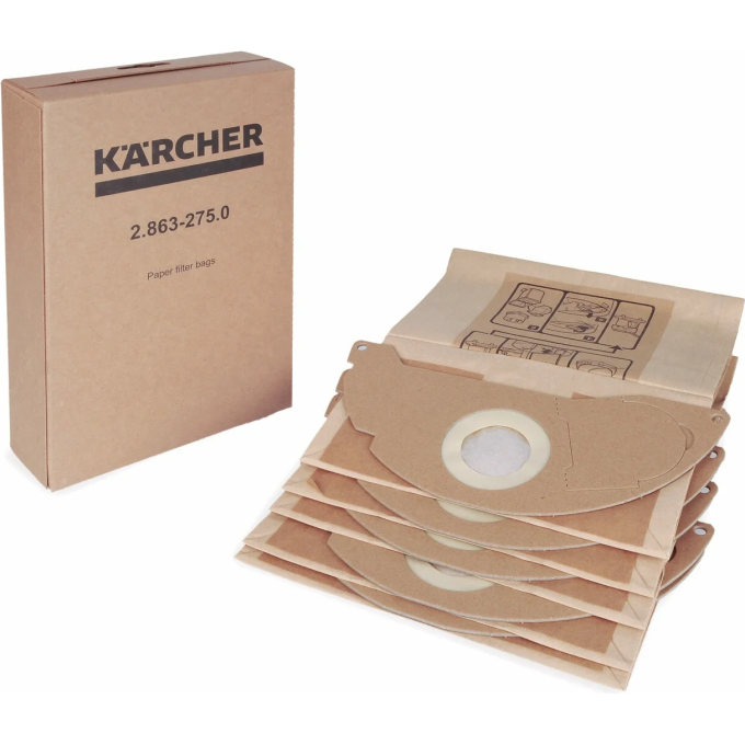Фильтр-мешки KARCHER к пылесосам WD 2 5 шт